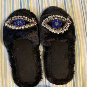 SHEIN slippers with protecting eye size 36-37 USA size 6
